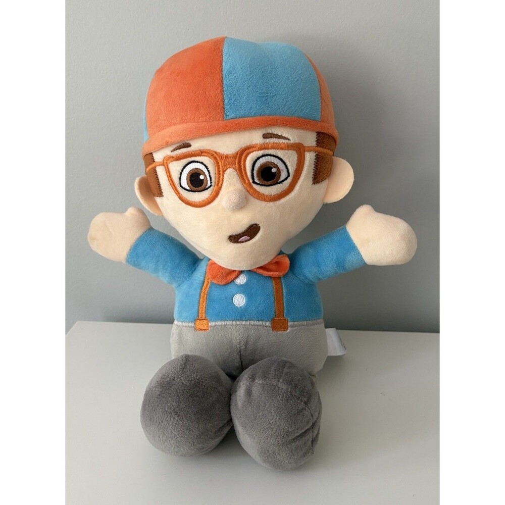 Blippi Live! 15” Plush Doll Adorable Stuffed Toy Sewn Features
